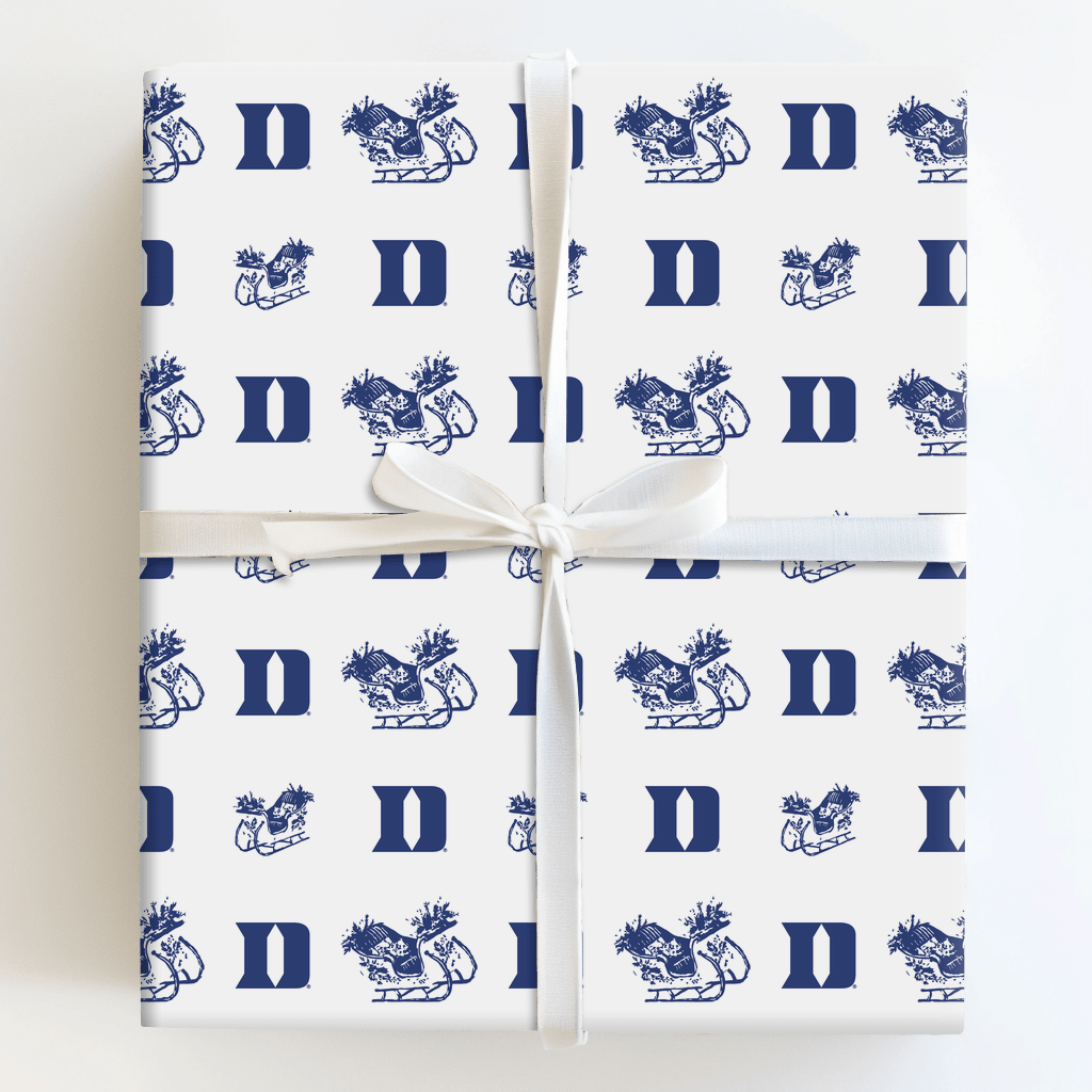 Sleigh Duke - Wrapping Paper - Aspen & Arlo