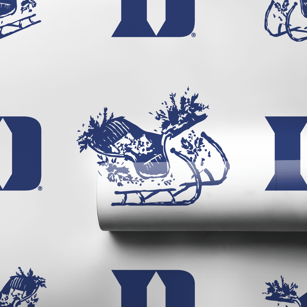 Sleigh Duke - Wrapping Paper - Aspen & Arlo