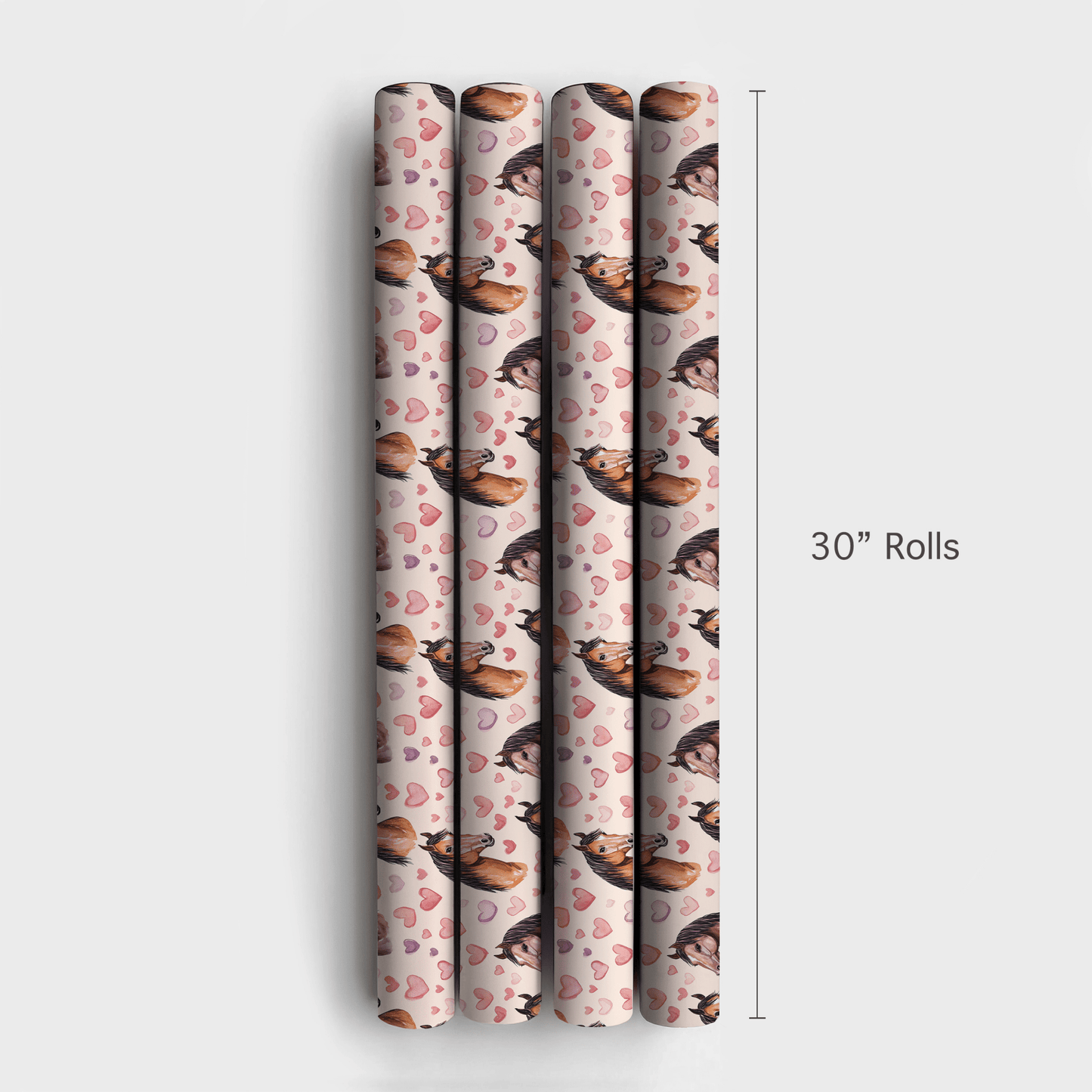 American Saddlebred Valentine - Wrapping Paper - Aspen & Arlo
