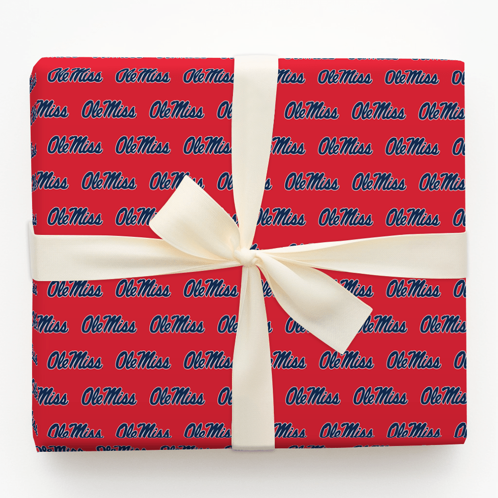 Ole Miss in Script - Wrapping Paper - Aspen & Arlo