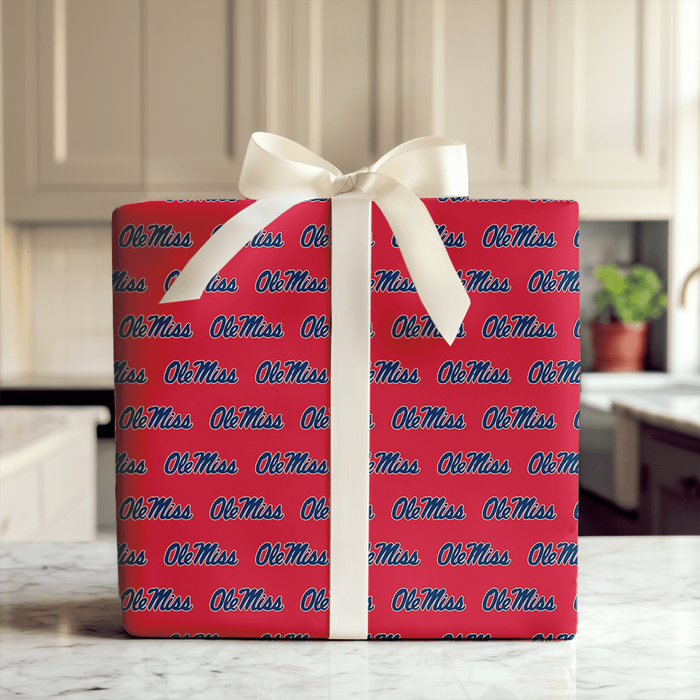 Ole Miss in Script - Wrapping Paper - Aspen & Arlo