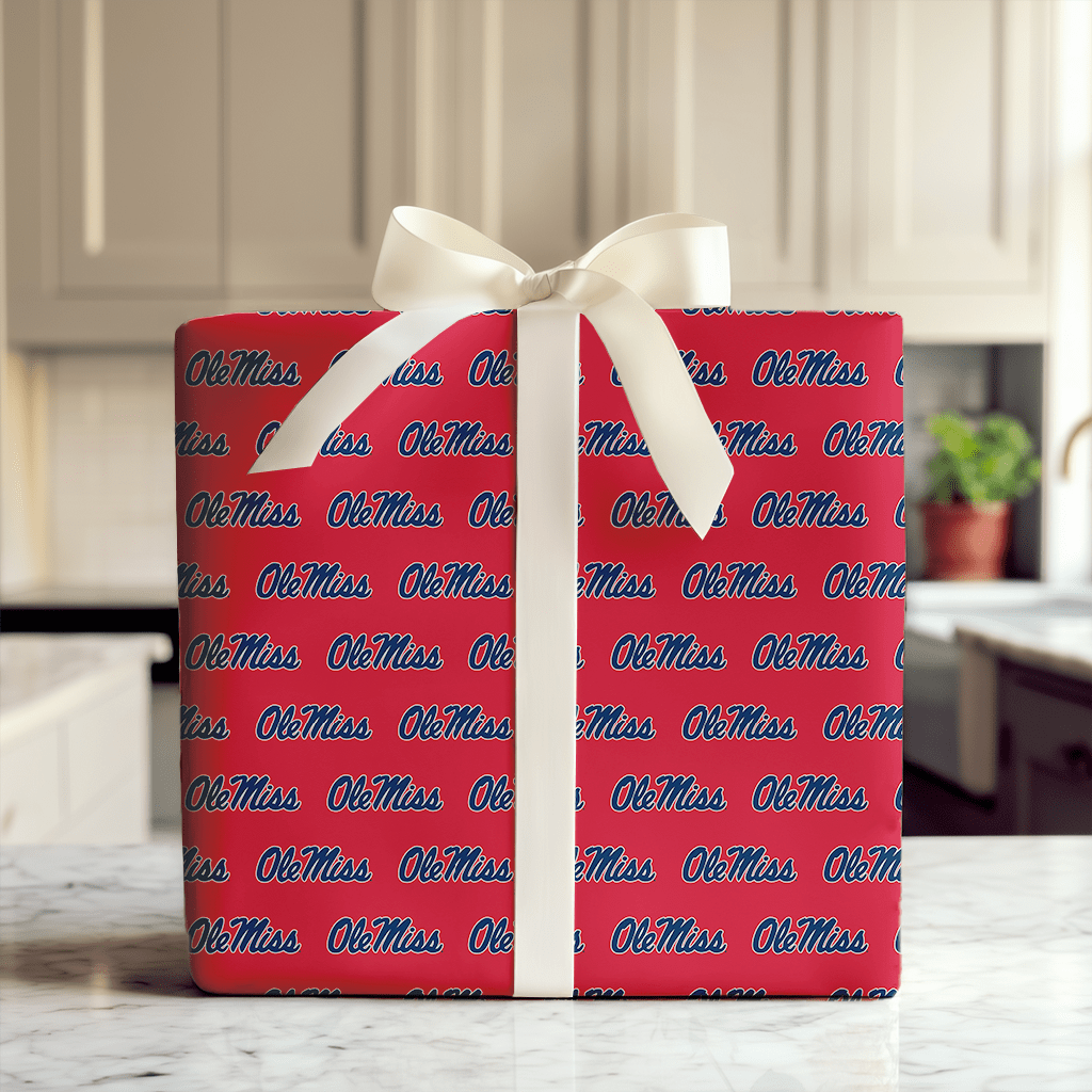 Ole Miss in Script - Wrapping Paper - Aspen & Arlo