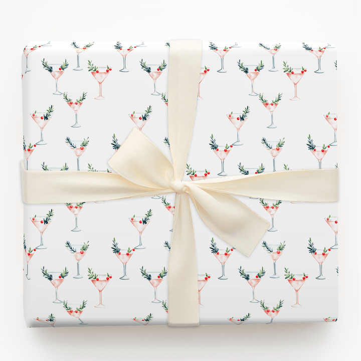 Rosy Rimmed - Wrapping Paper - Aspen & Arlo