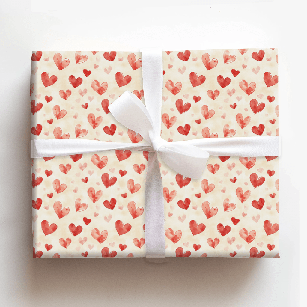 Love My Valentine - Wrapping Paper - Aspen & Arlo