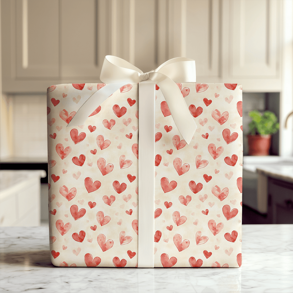 Love My Valentine - Wrapping Paper - Aspen & Arlo