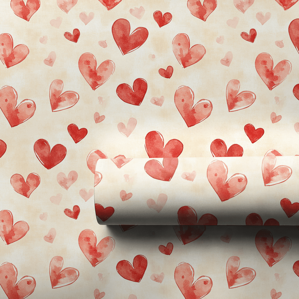 Love My Valentine - Wrapping Paper - Aspen & Arlo