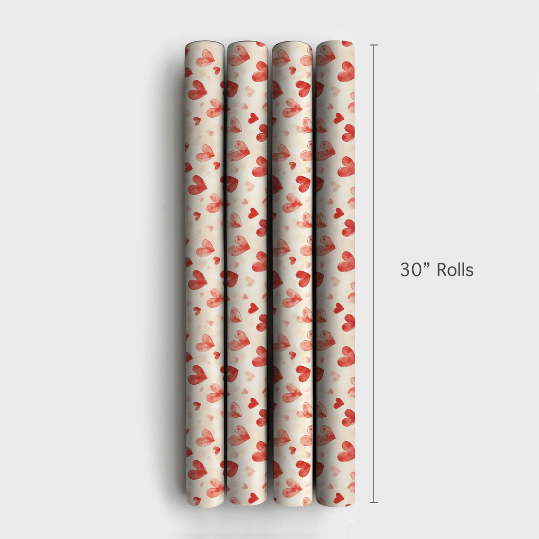 Love My Valentine - Wrapping Paper - Aspen & Arlo