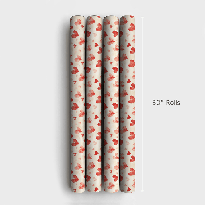Love My Valentine - Wrapping Paper - Aspen & Arlo