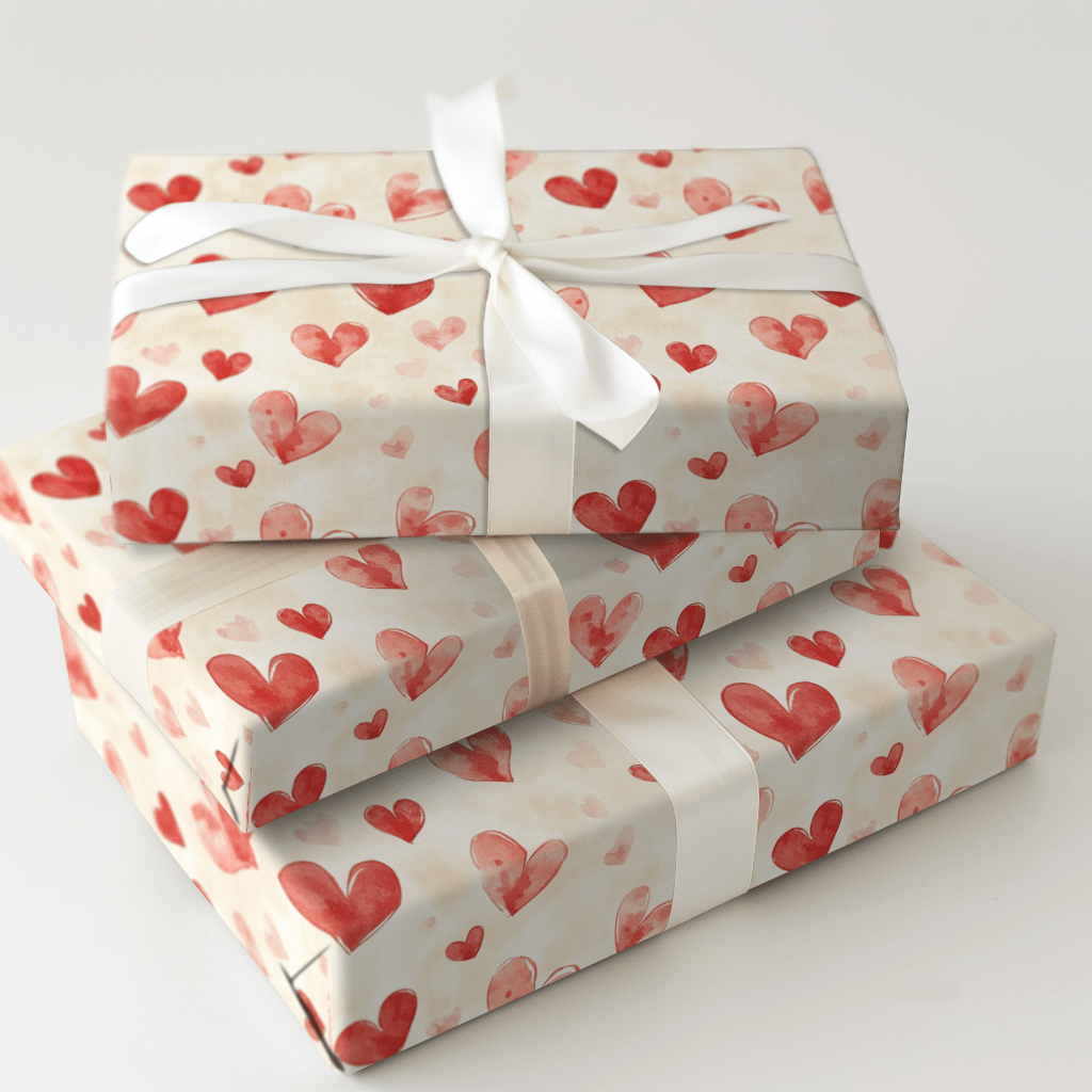 Love My Valentine - Wrapping Paper - Aspen & Arlo