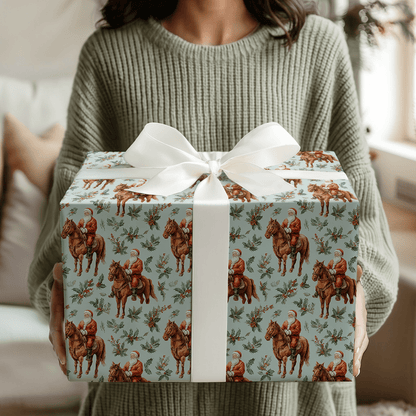 Holiday Hoofbeats - Wrapping Paper - Aspen & Arlo