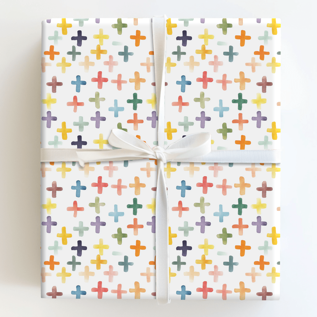 Crossing Through Colors - Wrapping Paper - Aspen & Arlo