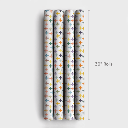 Crossing Through Colors - Wrapping Paper - Aspen & Arlo