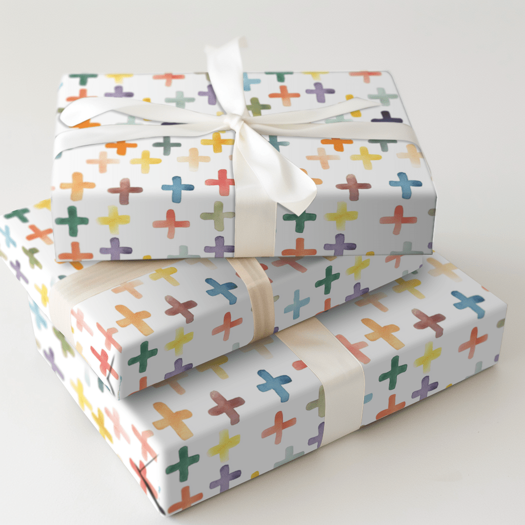 Crossing Through Colors - Wrapping Paper - Aspen & Arlo