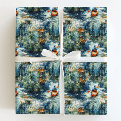 Painted Paddle - Wrapping Paper - Aspen & Arlo
