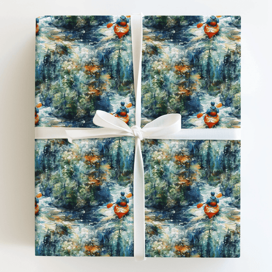 Painted Paddle - Wrapping Paper - Aspen & Arlo
