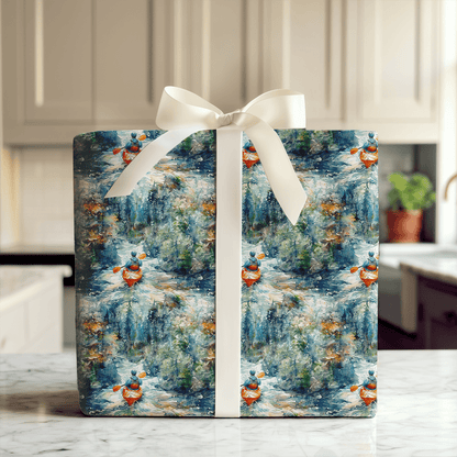 Painted Paddle - Wrapping Paper - Aspen & Arlo
