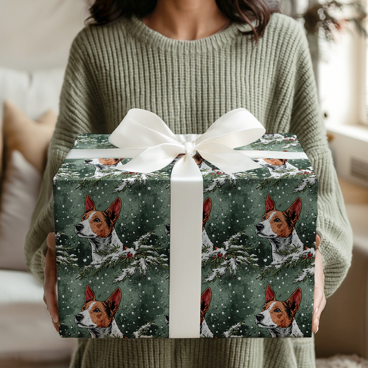 Basenji in Green