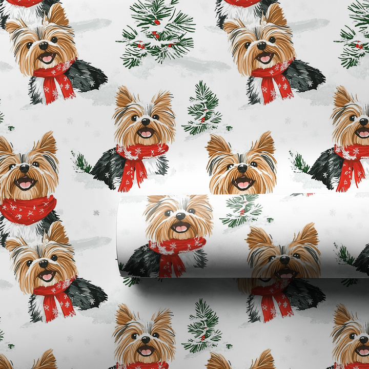 Snow Day for Yorkies - 1 Roll