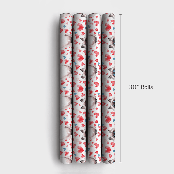 Ragdoll Valentine - Wrapping Paper - Aspen & Arlo