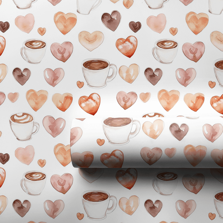 Latte Love - Wrapping Paper - Aspen & Arlo
