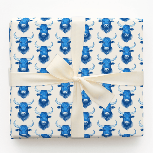 Bull Frost - Wrapping Paper - Aspen & Arlo