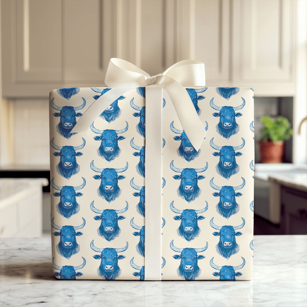 Bull Frost - Wrapping Paper - Aspen & Arlo
