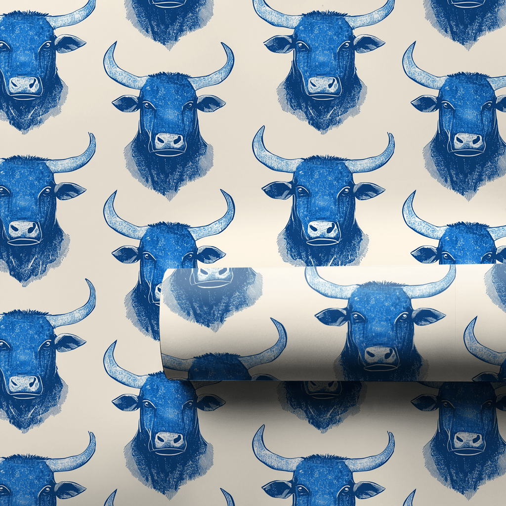 Bull Frost - Wrapping Paper - Aspen & Arlo