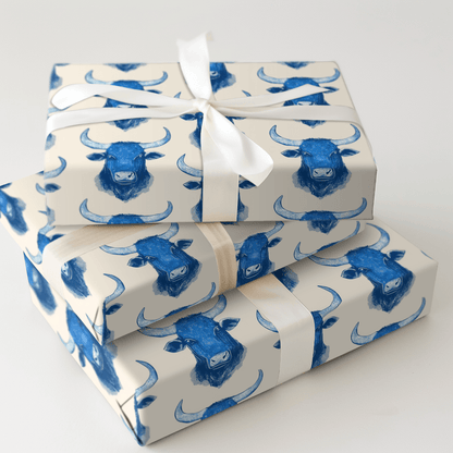 Bull Frost - Wrapping Paper - Aspen & Arlo