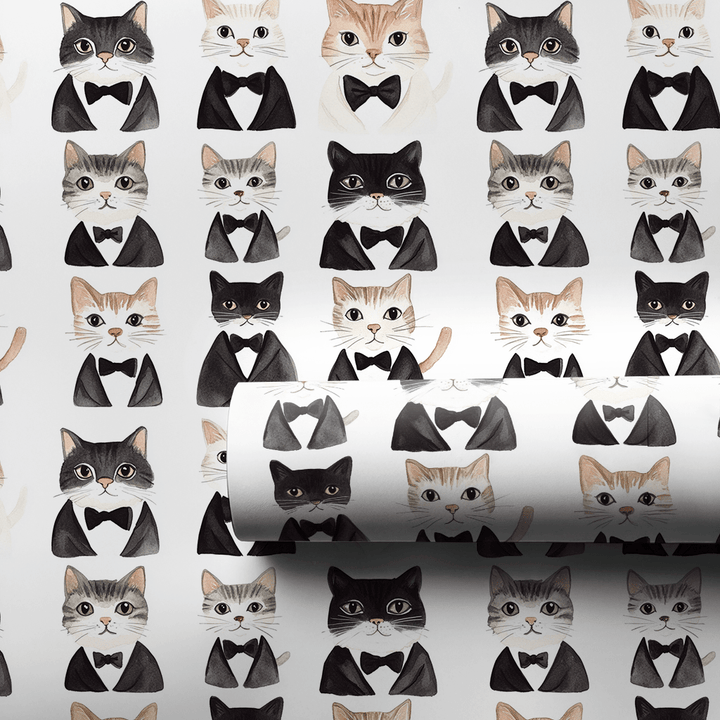 Be a Fancy Cat - Wrapping Paper - Aspen & Arlo