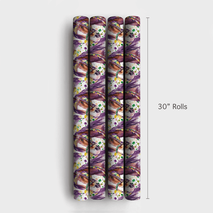 Mardi Gras Clydesdale - Wrapping Paper - Aspen & Arlo