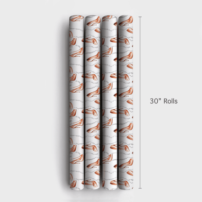 Heels and Pearls - Wrapping Paper - Aspen & Arlo