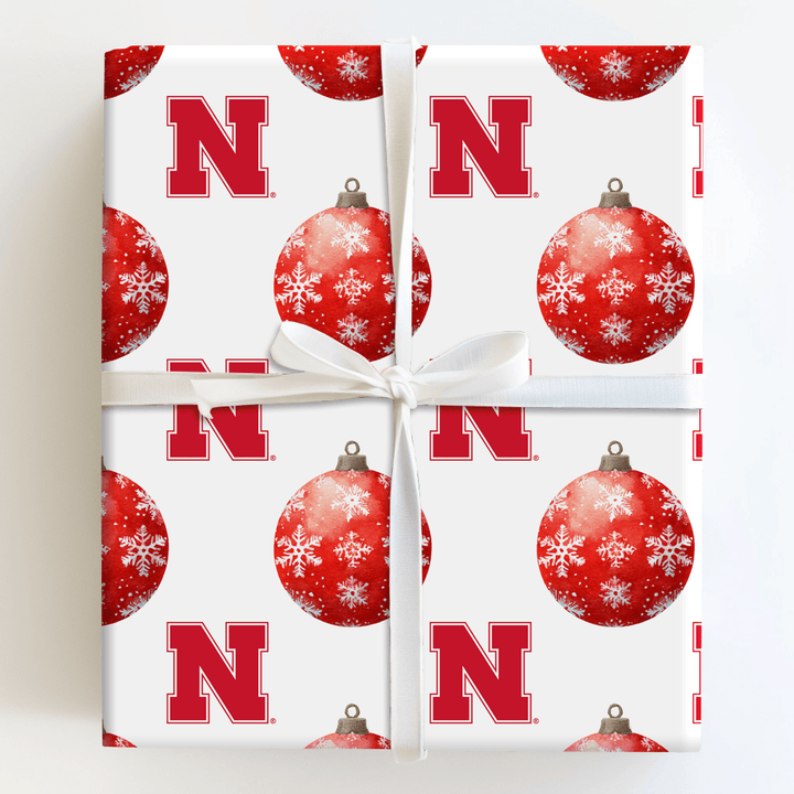 Big Red Bauble - Wrapping Paper - Aspen & Arlo