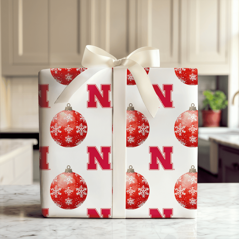 Big Red Bauble - Wrapping Paper - Aspen & Arlo
