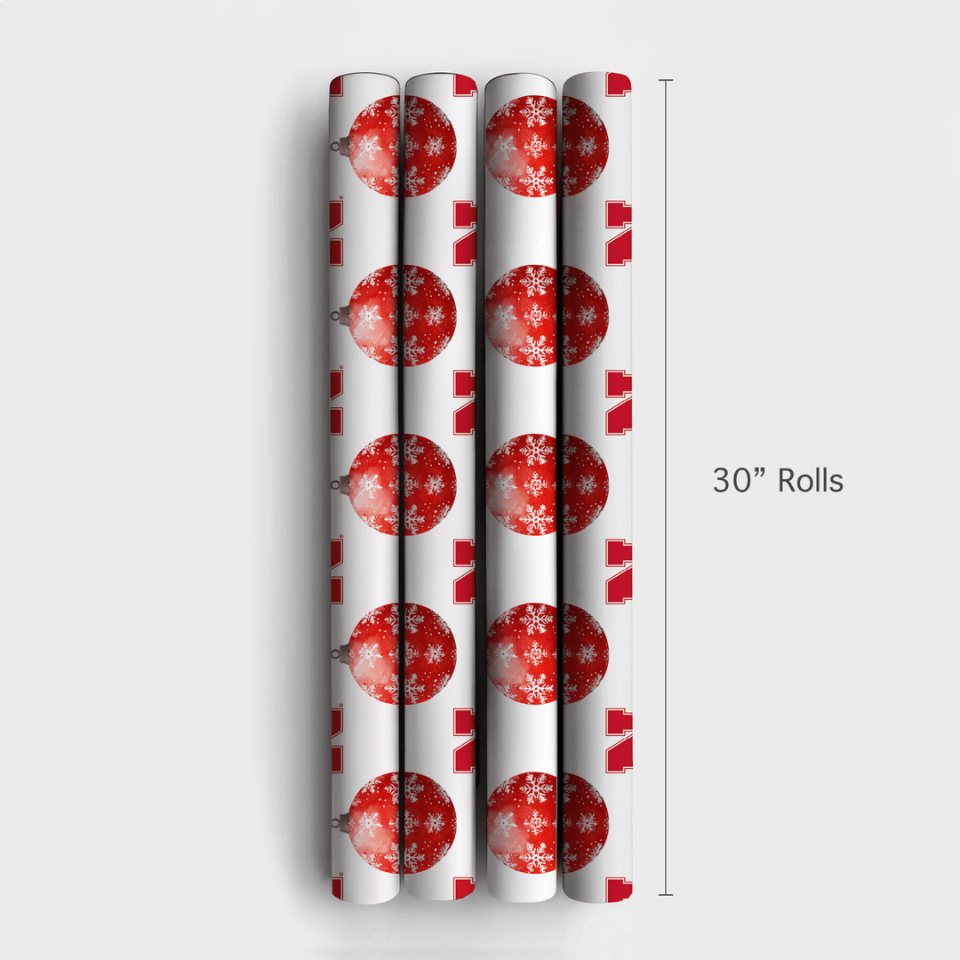 Big Red Bauble - Wrapping Paper - Aspen & Arlo