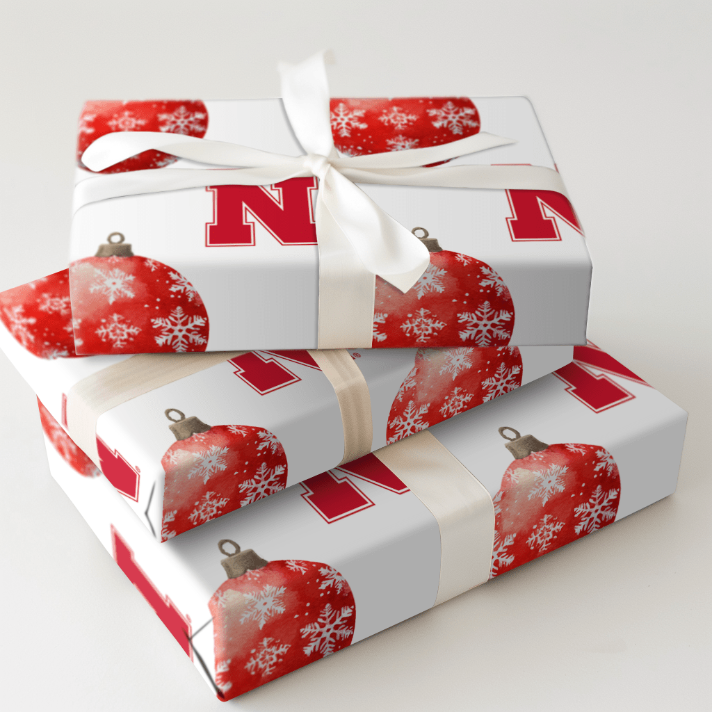 Big Red Bauble - Wrapping Paper - Aspen & Arlo