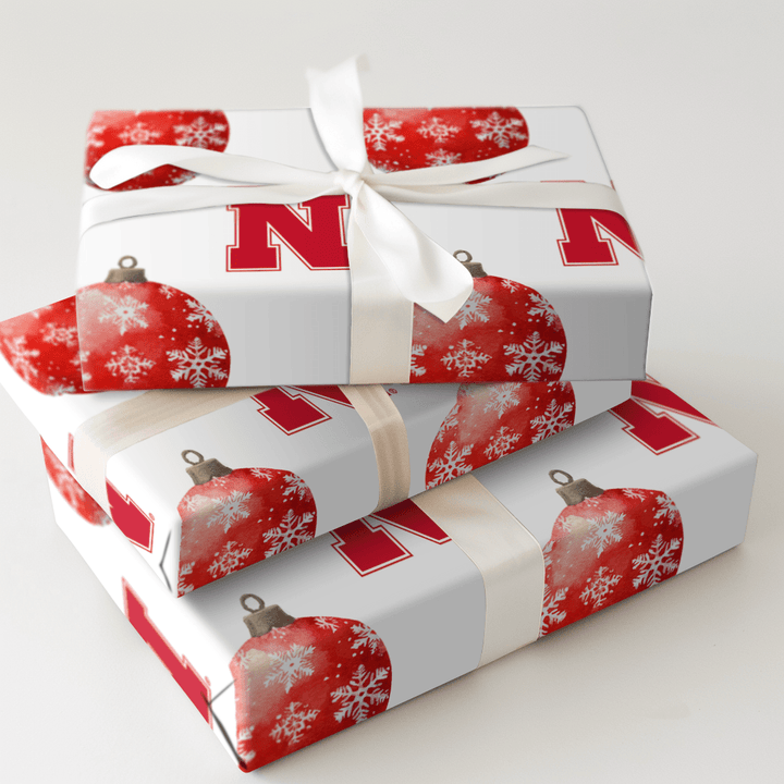 Big Red Bauble - Wrapping Paper - Aspen & Arlo