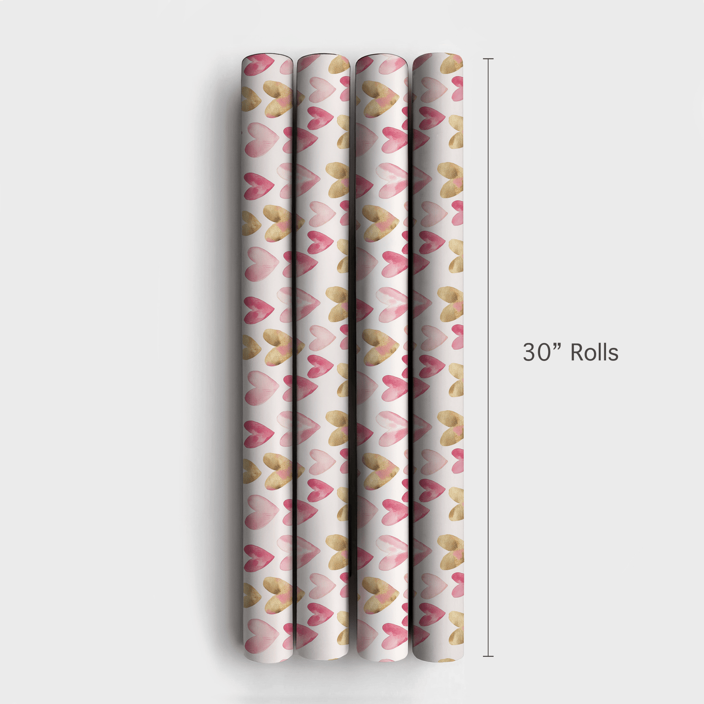 Satin Heartstrings - Wrapping Paper - Aspen & Arlo