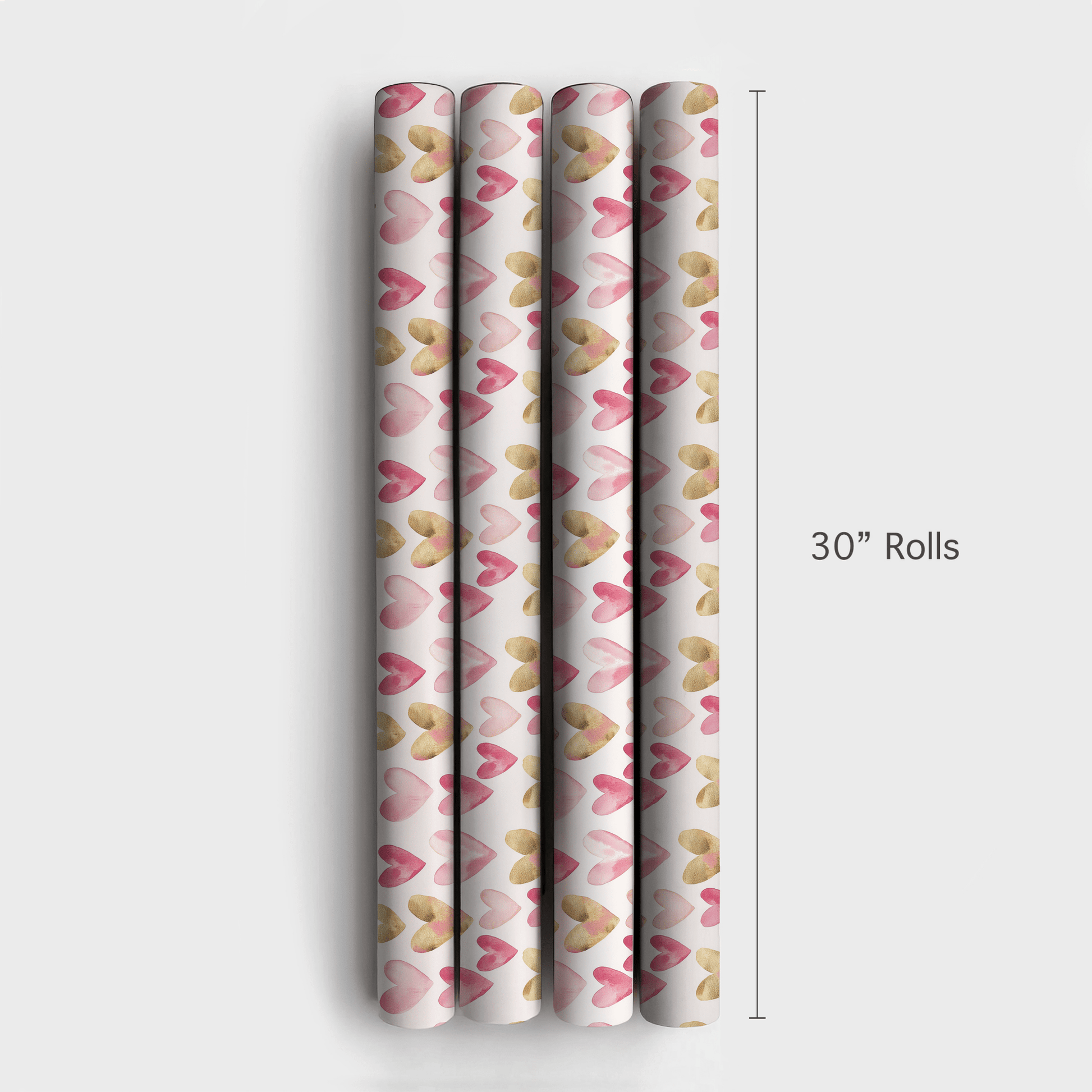 Satin Heartstrings - Wrapping Paper - Aspen & Arlo