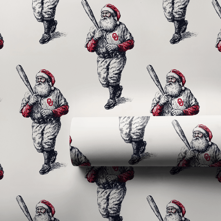 Boomer Bats & Holiday Hats - Wrapping Paper - Aspen & Arlo