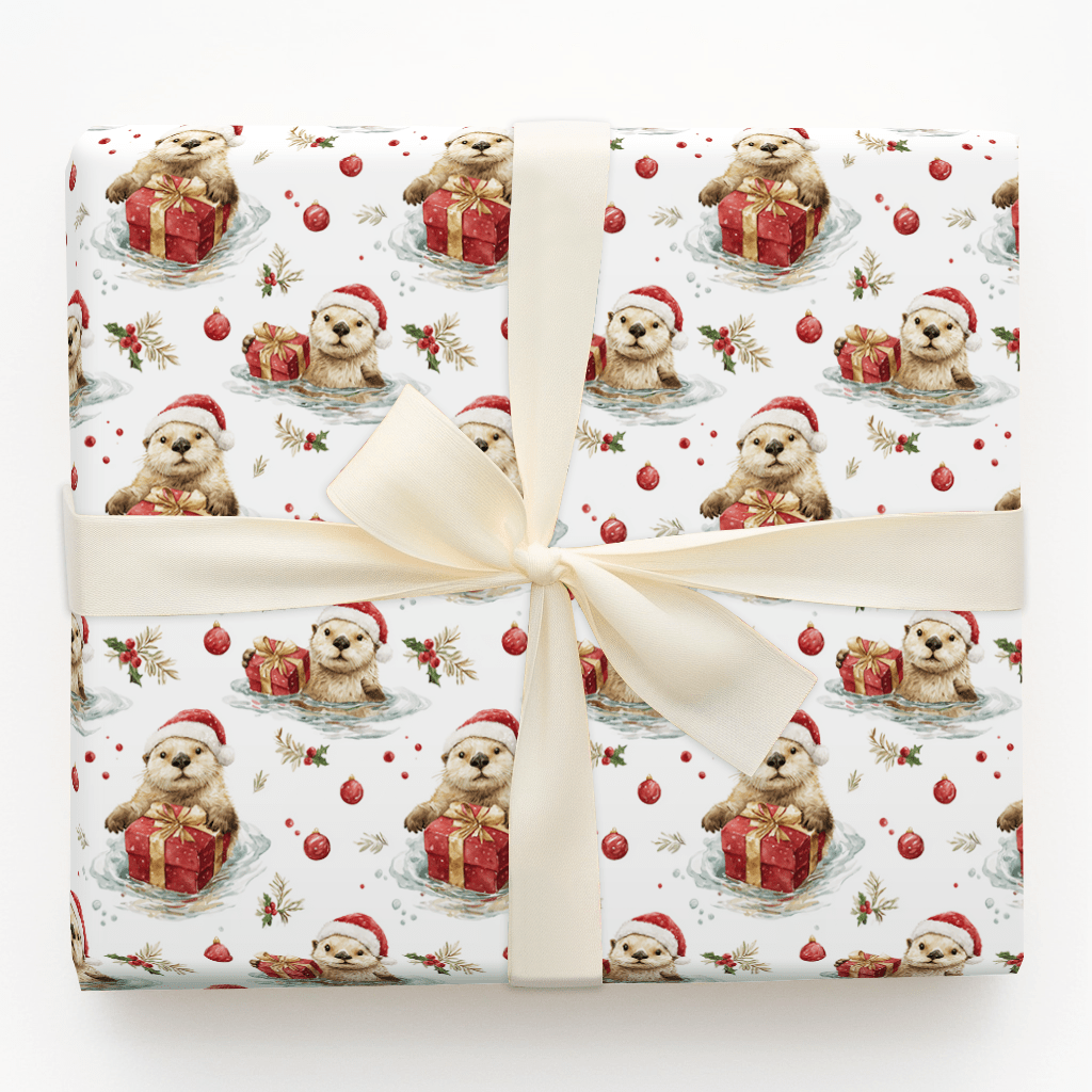 Garrett Otter - Wrapping Paper - Aspen & Arlo
