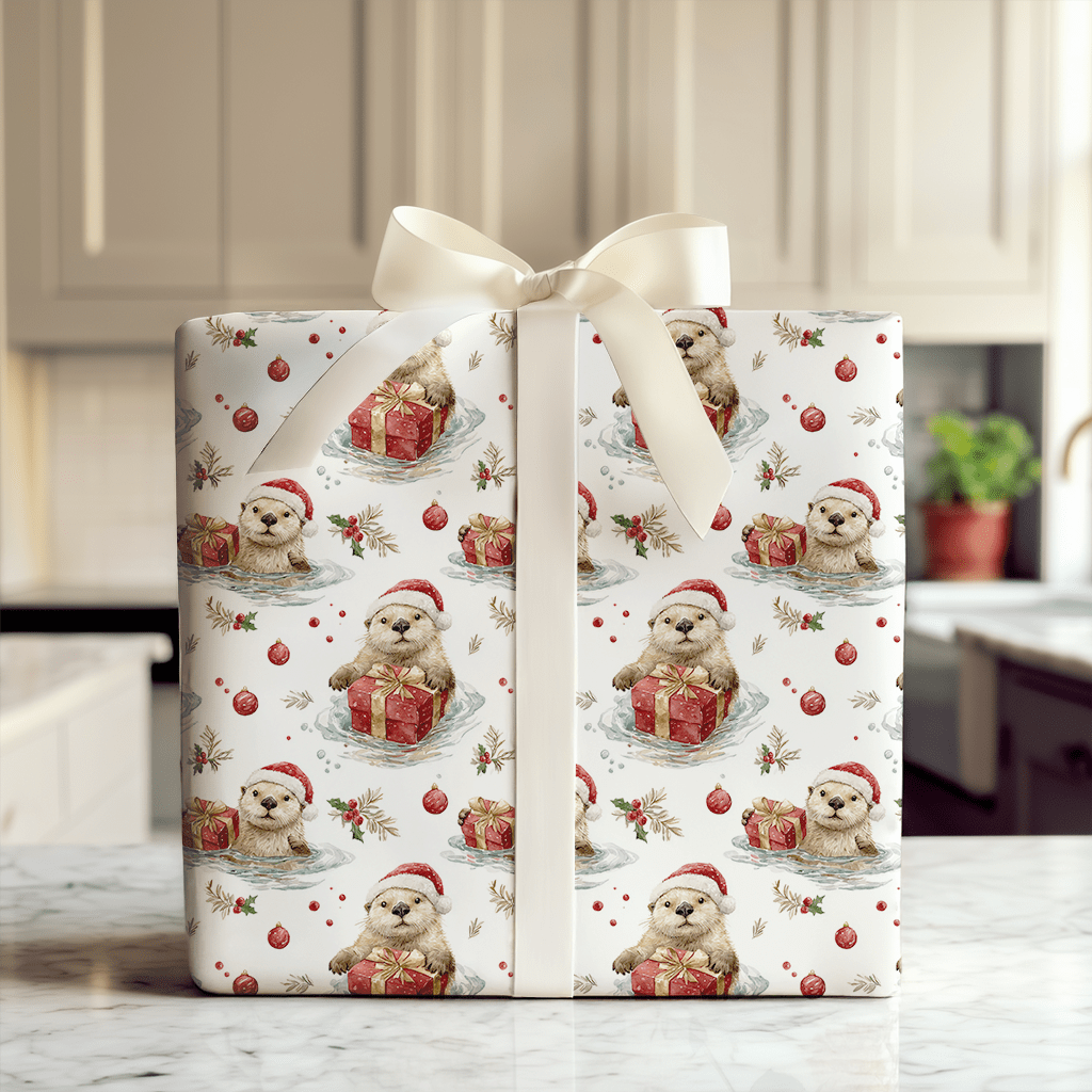 Garrett Otter - Wrapping Paper - Aspen & Arlo