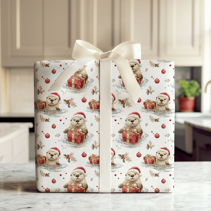 Garrett Otter - Wrapping Paper - Aspen & Arlo