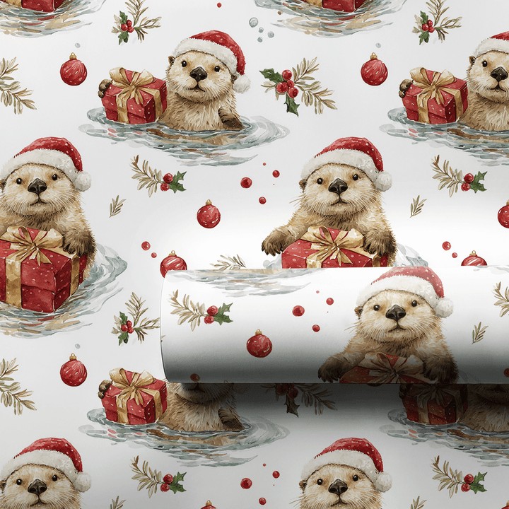 Garrett Otter - Wrapping Paper - Aspen & Arlo
