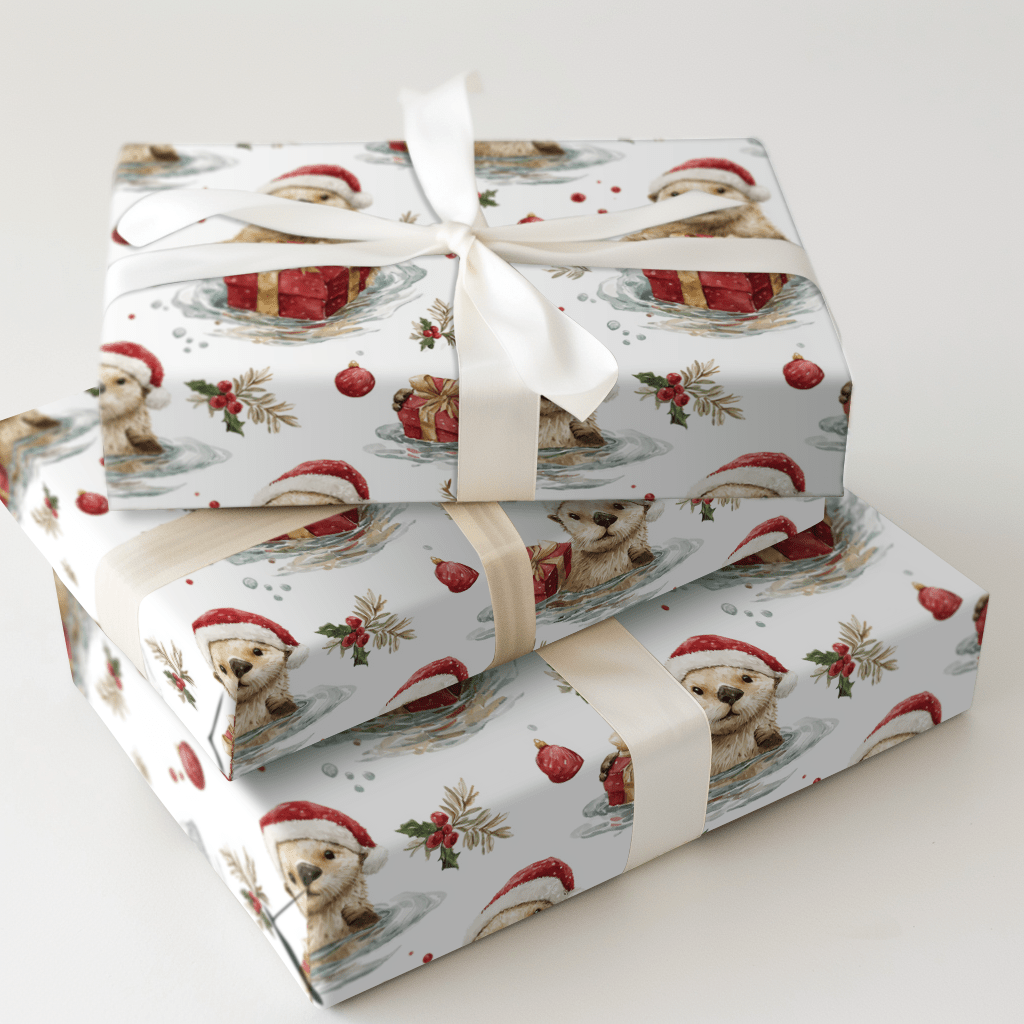 Garrett Otter - Wrapping Paper - Aspen & Arlo