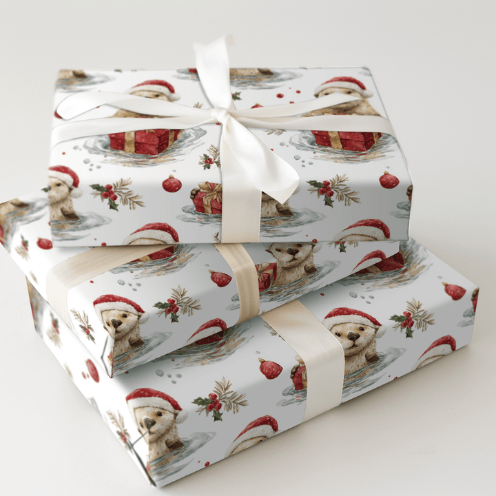 Garrett Otter - Wrapping Paper - Aspen & Arlo