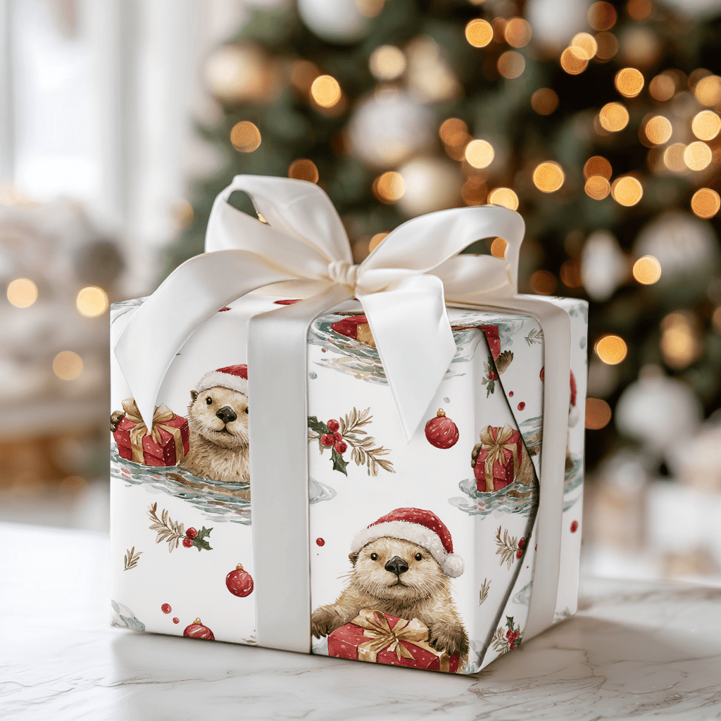 Garrett Otter - Wrapping Paper - Aspen & Arlo