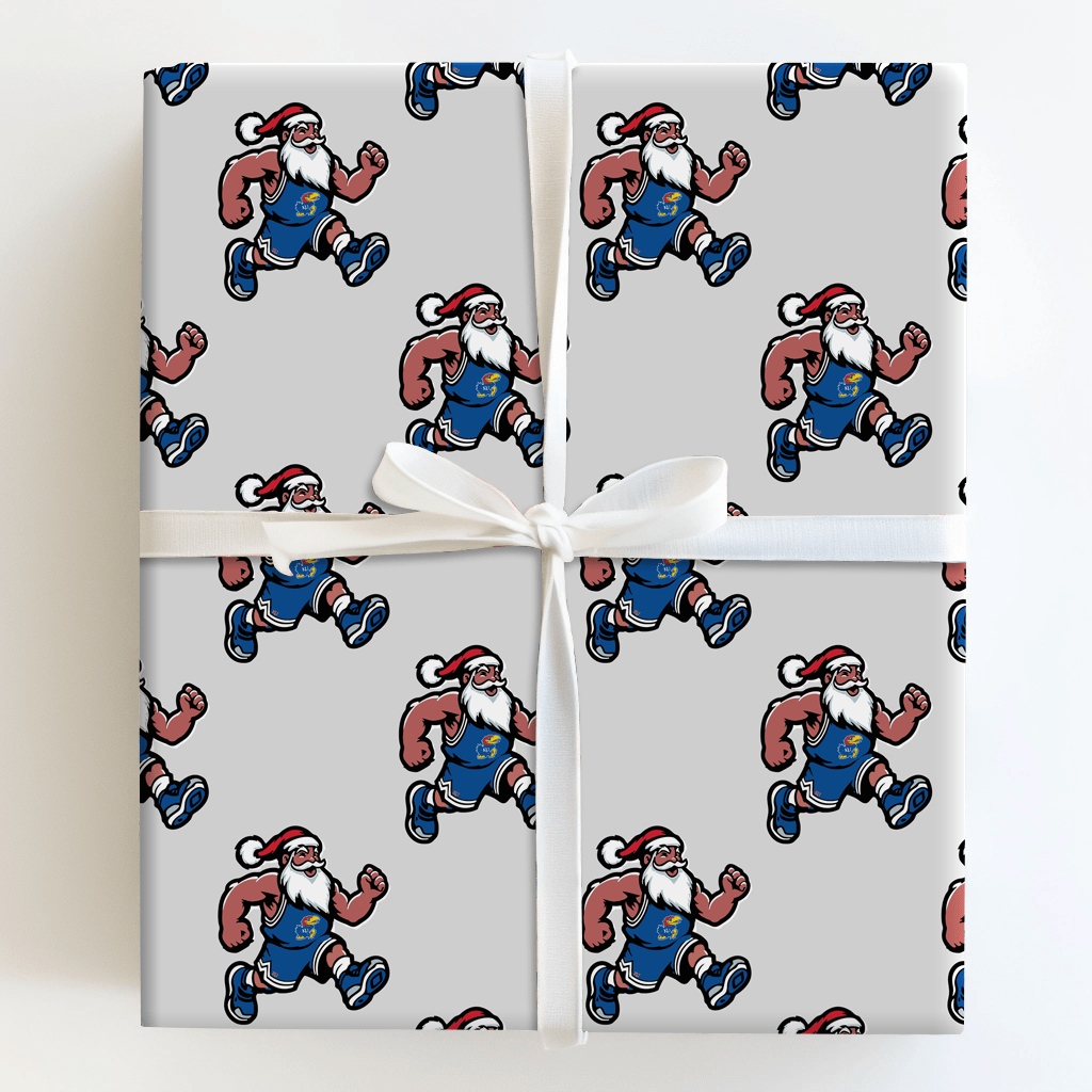 Deck the Court – KU - Wrapping Paper - Aspen & Arlo