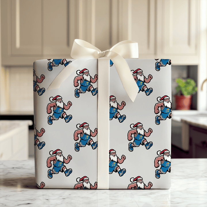 Deck the Court – KU - Wrapping Paper - Aspen & Arlo