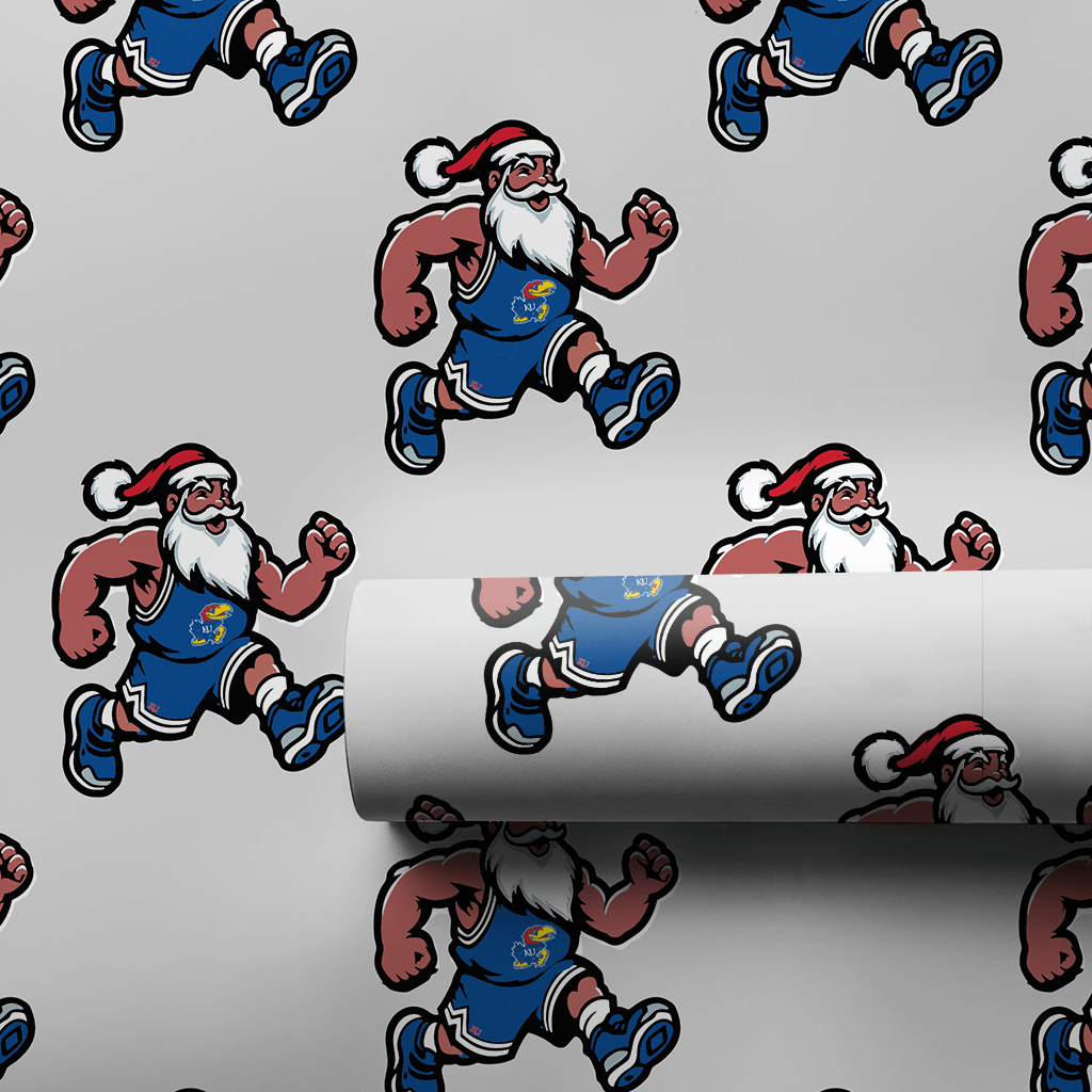 Deck the Court – KU - Wrapping Paper - Aspen & Arlo