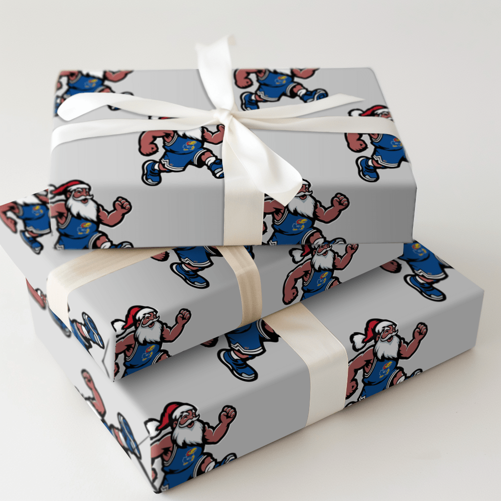 Deck the Court – KU - Wrapping Paper - Aspen & Arlo